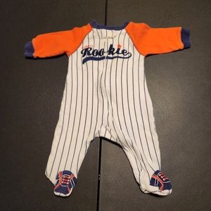 Child of Mine infant sleeper. Mommy's rookie. Size 0/3 months